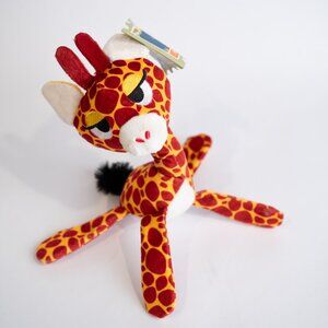 NWT Bark Box Jabari Giraffe Sniffin Serengeti Safari Floppy Dog Toy - Large